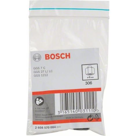 BOSCH PINZA FIJACIÓN: 6MM- CON TUERCA TENSORA