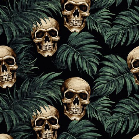Tela decorativa para exteriores Oxford - Motivo de calavera I DX4757 (1/5)