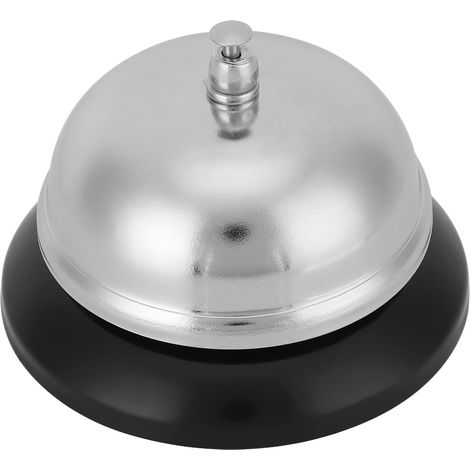 Sonnette de table en acier inoxydable pour service de cuisine, café et restaurant (1/5)