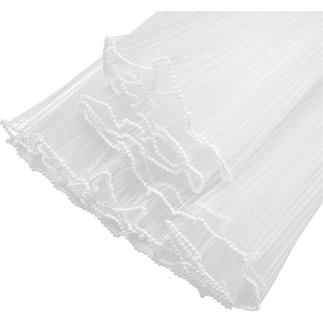 feuilles de papier d'emballage pour bouquet, 28 cm x 4,1 m (blanc) (1/5)