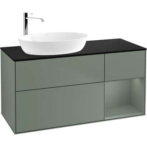 Villeroy & Boch F932GMGM Meuble sous-lavabo Finion F93 (1/2)