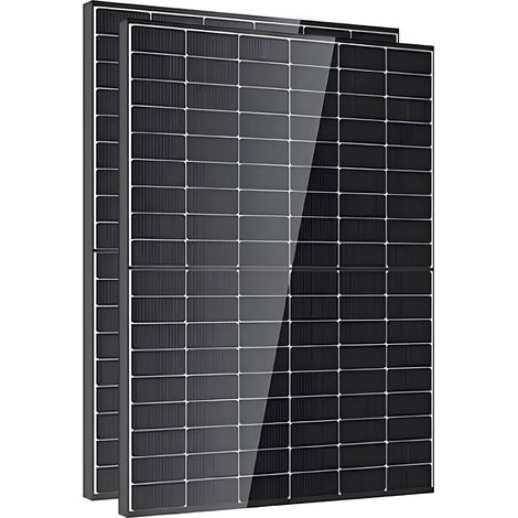 Lot de 2 Panneaux Photovoltaïques DMEGC 450W Bifaciaux Bi-verre – Haut Rendement – Installation Solaire