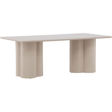 Table Basse Design "Olivia" 120cm Beige