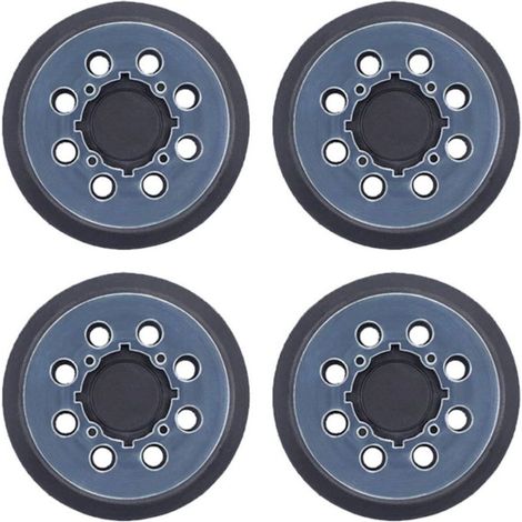 4 patins ponçage 125mm 8 trous - Compatible DeWalt DWE6423/DW420 - Remplacement direct - RSP54 équivalent