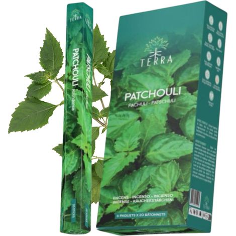 Terra Patchouli palitos de incienso 20 unidades patchouli (1/4)