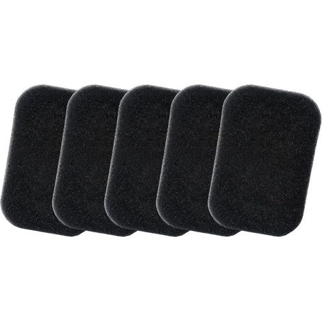 Air pour mousse pour Haute Densité Pour Air pour mousse pour(5PCS)  pour mousse pour haute densité, filtration pour efficace pour poussière débris, matériau , couleur noire discrète (1/5)