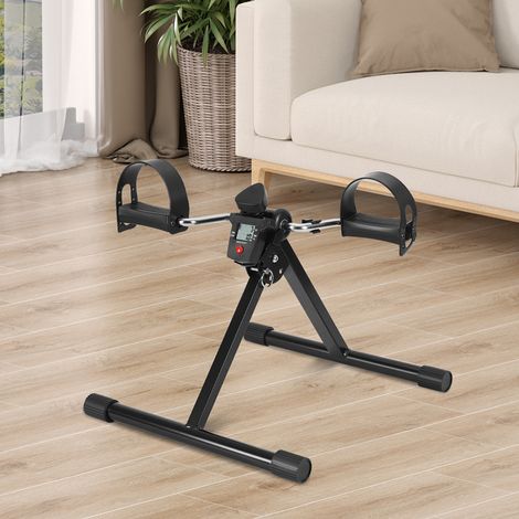 Jiubiaz Pedalier, brazos y piernas, plegable, oficina y hogar, personas mayores, mini bicicleta, negro (1/5)