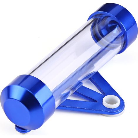 Porte-document étanche universel pour moto, cylindre bleu sécurisé pour vignette et papiers (1/3)