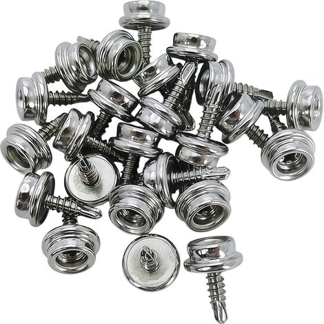 Lot de 120/240 vis taraudeuses professionnelles pour équipement mécanique Boulons et écrous de sécurité (1/4)