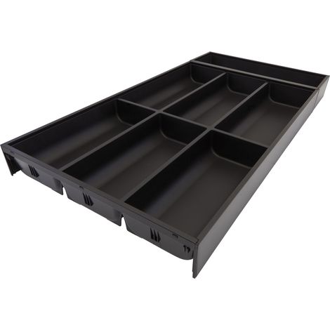 BLUM AMBIA-LINE Besteckeinsatz NL600mm,B300mm, Stahl carbonschwarz