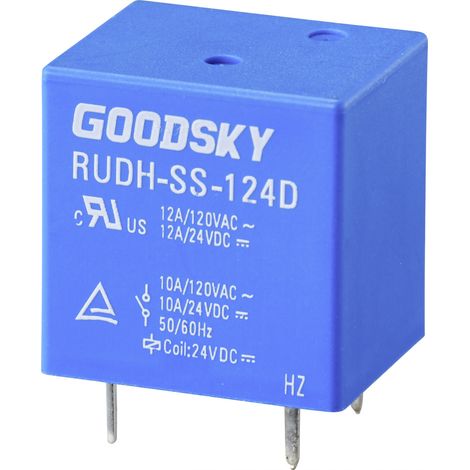 GoodSky RUDH-SS-124D Printrelais 24 V/DC 12 A 1 Wechsler 1 St. Tray (1/2)