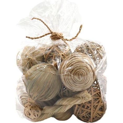 Sachet de boules séchées Natural 24 x 22 cm (1/2)