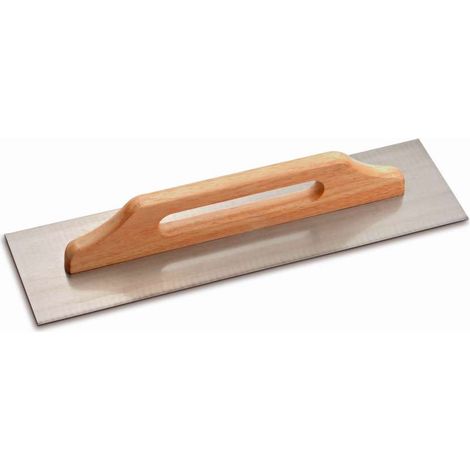 FRATTONE 2 MANI ACCIAIO 14X50CM MANICO LEGNO