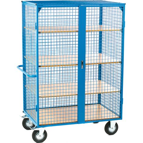 Chariot RS PRO 3 plateaux, 1150 x 750mm, Capacité de charge 3 x 30kg Charge lourde ( Prix pour 1 ) (1/2)