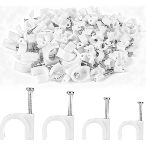 400 Pièces Set De Serre-Câbles Plastique 4-10mm (1/5)
