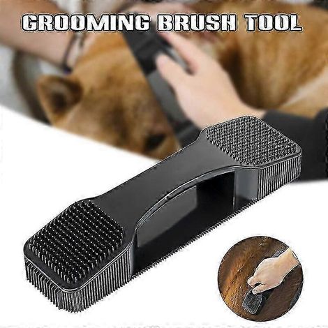 Brosse multifonctionnelle pour chevaux, masseur pour animaux, outil de massage des poils de chevaux, brosse de nettoyage pour chevaux, accessoires de soin pour chevaux (1/5)