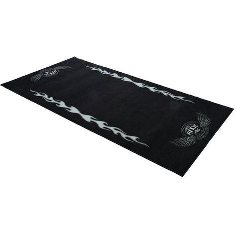 Alfombra de taller Oxford flame antideslizante pelo alto 200x100 cm