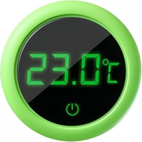 Mini Thermomètre Numérique Aquarium,Thermomètre Digital Aquarium LCD Adhésif pour Aquarium, Reptiles, Terrariums (1/5)