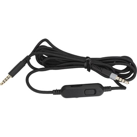 Câble casque 3.5mm fiche remplacement cordon écouteur avec contrôle volume et sourdine en ligne pour HyperX Cloud Mix G633 G933 (1/5)