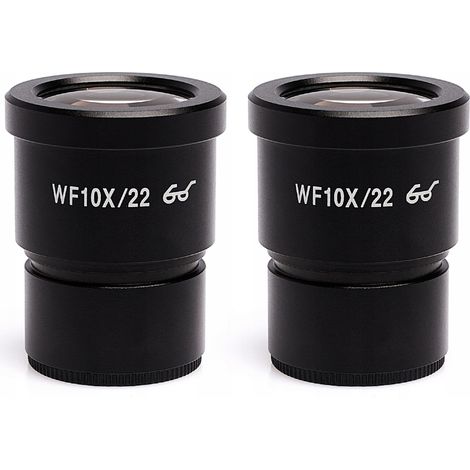 Oculaire pour microscope WF10X/22 2 pièces. (1/5)