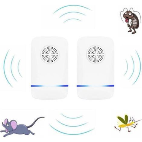 2 pièces Ultrason Moustique,Répulsif Ultrason Anti Moustiqueé,Répulsif Moustique Ultrason,Répulsif Ultrason Anti Insecte,Répulsif Ultrason Chauve-Souris,Répulsif à Moustiques Ultrasons,pour Moustiques (1/5)