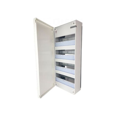 Digital Electric - LOT Coffret 4 rangu00e9es de 13 modules + porte - Ru00e9f. : 07814+07824 (1/5)