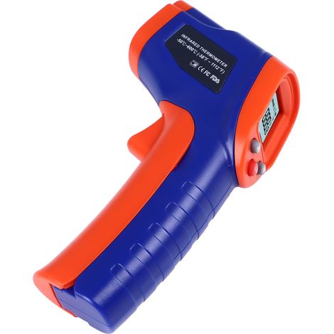 Thermomètre infrarouge portable à réponse rapide, pistolet de mesure de température pour cuisson, four à pizza, barbecue et moteur (1/5)