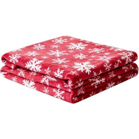 Cozy Plaid Christmas Blanket - Home Decor  Large Sofa Throw  Perfect for Women and Living Room