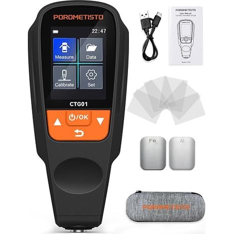 Coating Thickness Gauge,0-2000µm,Iron/NFe (1/5)