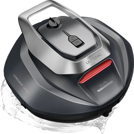 Aspirateur de piscine, fonctionnement sans fil, aspiration à double moteur, Ultenic Pooleco 10 (1/2)