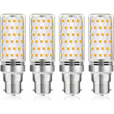 Ampoule LED Mais B22 16W Blanc Froid 6000K, 1600LM, Équivalent Halogène B22 100W-120W, AC 230V, Ampoule B22 pour Garage/Studio, non-dimmable, lot de 4 [Classe énergétique A] (1/5)