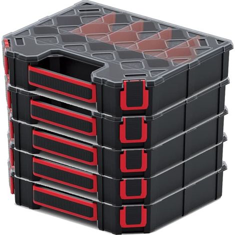 5er Set Kistenberg Tager Organizer Trenner KTG30256S, 284 x 243 x 60 (1/5)