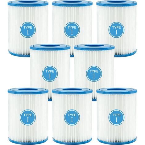 cartucce filtro di tipo I per filtri per piscine Bestway taglia I, cartucce filtro di ricambio per piscine e spa (1/5)