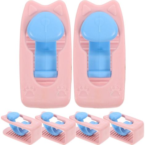 Clips de couverture avec design anti-froissement, 6 pièces, accessoires d'art, support lit pour la (1/5)