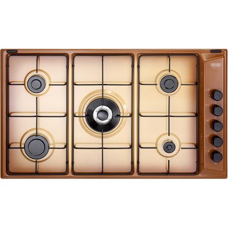 Placa de cocina De'Longhi FLT 59 DD Cobre Empotrada 86 cm Gas 5 Fuegos