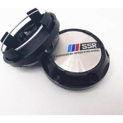 4 cache-moyeux de roue SSR Speed de 64 mm - Accessoires de style automobile Yogu,H (1/4)