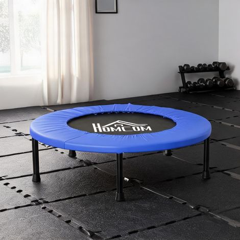 Mini trampoline de fitness avec 28 ressorts Ø 81 cm charge 100 kg (1/5)