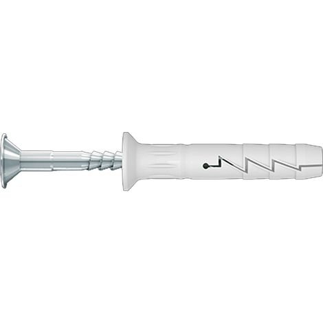 Cheville clou-vis 8x60mm en nylon à tête fraisée - RAWL - 0771471