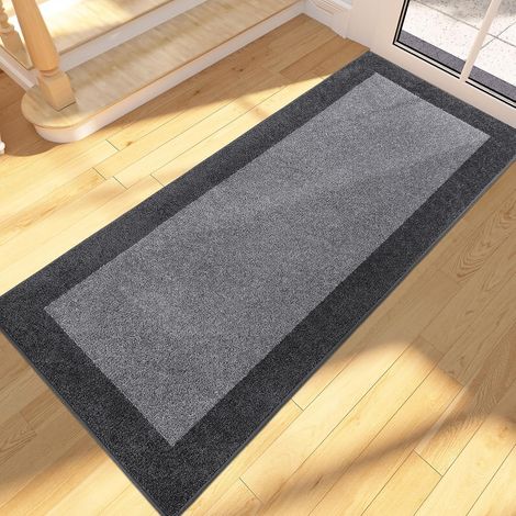 1 Paillasson, 60x150 cm, Microfibre, Antidérapant, Lavable, Entrée, Cuisine, Couloir