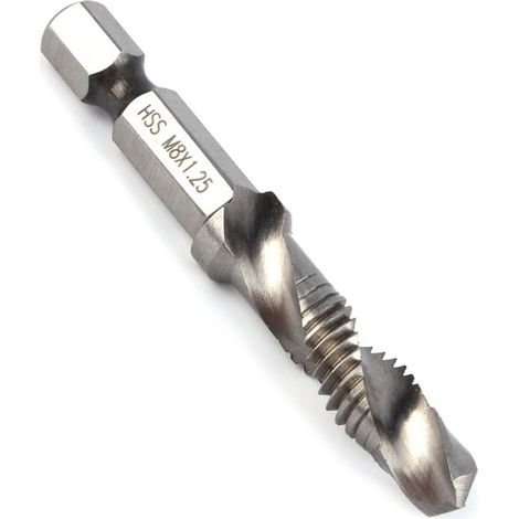 Eosnow M8 HSS 1/4 "foret à tige hexagonale et forets coniques pièce d'outil électrique (1/5)