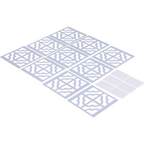 Sticker mural miroir 3D à faire soi-même, décoration de fond pour chambre ou salon (1/5)
