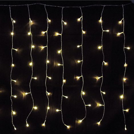 160er LED-Lichtervorhang Innen & Außen warmweiß-DLK005W