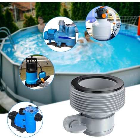 Adaptateurs de connexion INTEX Type B Lot de 2 Connexion 32 et 38 mm Plastique (1/5)