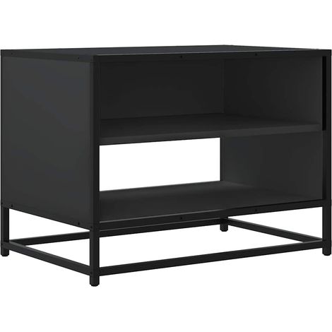 Maison Exclusive - TV-Schrank Schwarz 61x40x46 cm Holzwerkstoff u (1/5)
