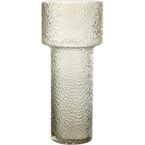 Vase Design en Verre "Betty" 45cm Transparent (1/5)