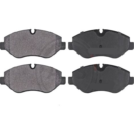 KIT PASTIGLIE FRENO ANTERIORI compatibile con MERCEDES-BENZ SPRINTER 3/3,5-t AUTOBUS / FURGONATO PIANALE PIATTO/TELAIO (B906) / PASTIGLIE FRENANTI AUTO OEM 37553  37552, / SOSTITUZIONE DIRETTA / BASSA