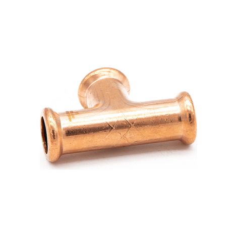 PrimaPress Copper Equal Tee 15mm - Premium Press Fitting (1/2)