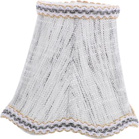 Abat-jour clip tissu compact remplacement applique murale lampe