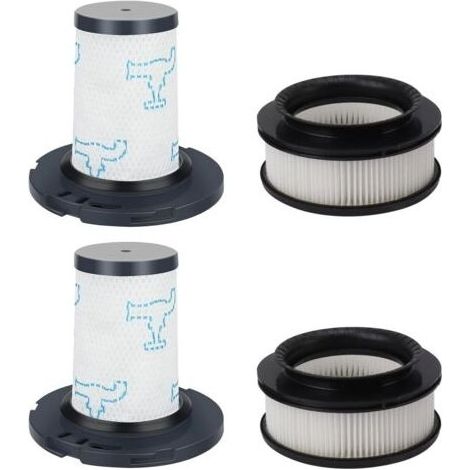 4 Pièces HEPA Filtre de Rechange Ensemble d'accessoires pour Aspirateur Rowenta X-Force Flex 11.60 14.60 15.60 Animal RH9878 RH9898 RH9958 RH99F1 (Remplacement ZR009007 ZR009008) (1/5)