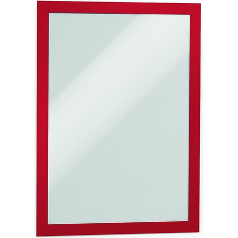 Lot de 2 porte-documents magnétiques autocollants, format lettre 21,6 x 27,9 cm, rouge (476803) (1/5)